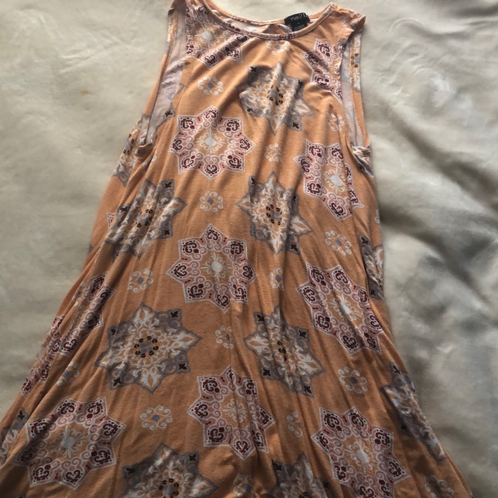Casual Peach Dress